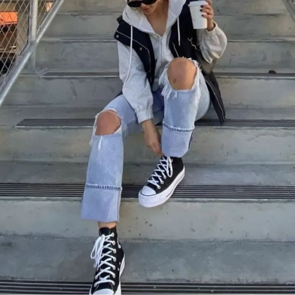 Black  platform converse - Picture 10 of 15